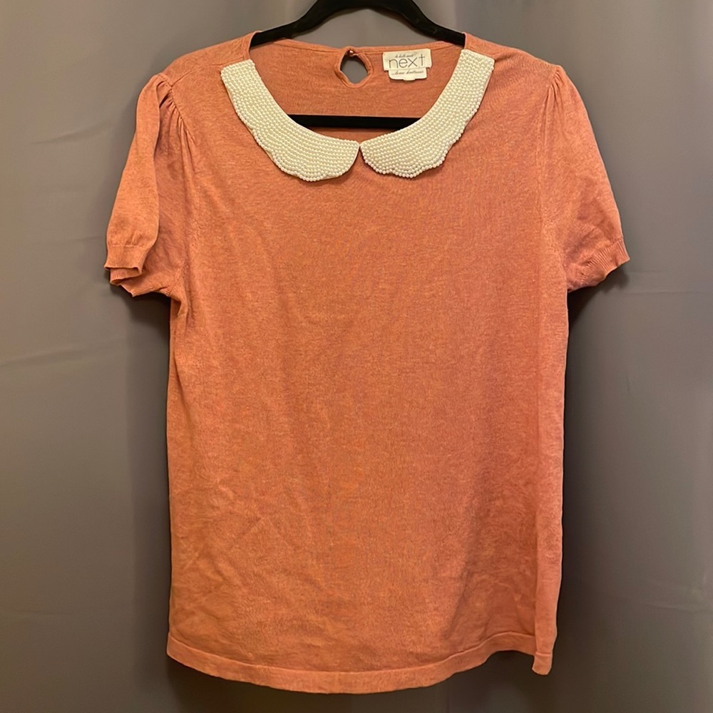 Next pearl collar sweater
